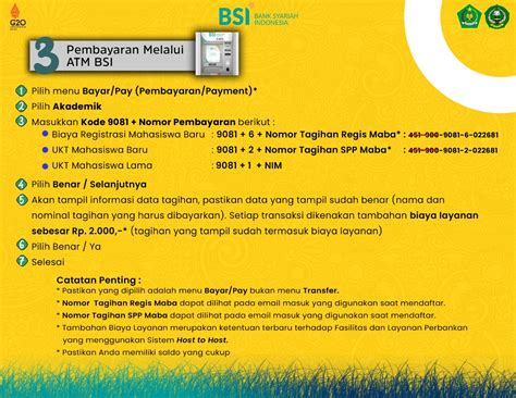 Cara Pembayaran Ukt Dan Biaya Registrasi Maba Terbaru Iain Gorontalo