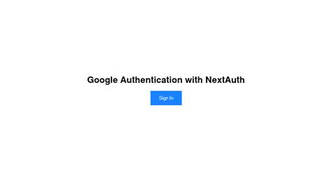 Next Google Auth Codesandbox