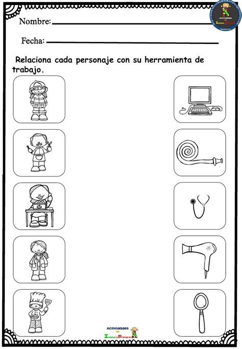 Cuadernillo Para Trabajar Las Profesiones Oficios Y Profeciones