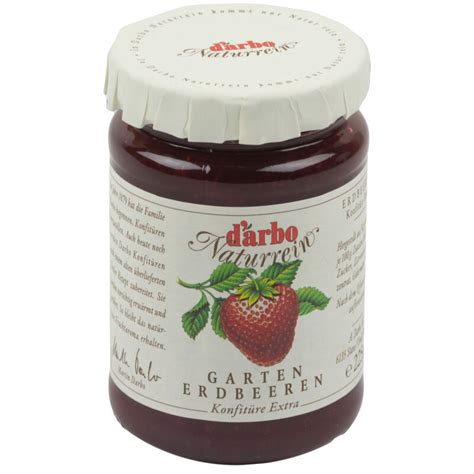 KONFITÜRE EXTRA von DARBO Naturrein Erdbeere Gartenberdbeere 225g 2 49