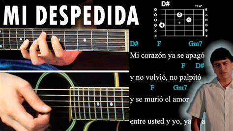 Mi Despedida Los Del Limit GUITARRA Tutorial DEMO Acordes YouTube