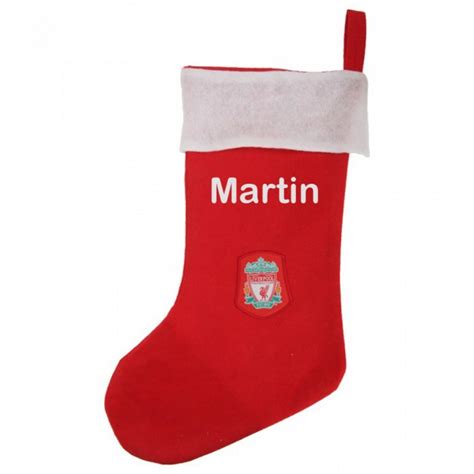 Personalised Liverpool Christmas Stocking Tsonline4u