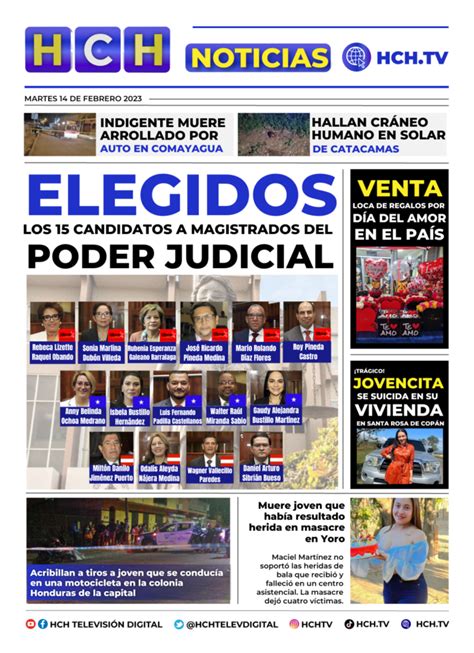 Portada HCH 14 De Febrero De 2021 HCH TV