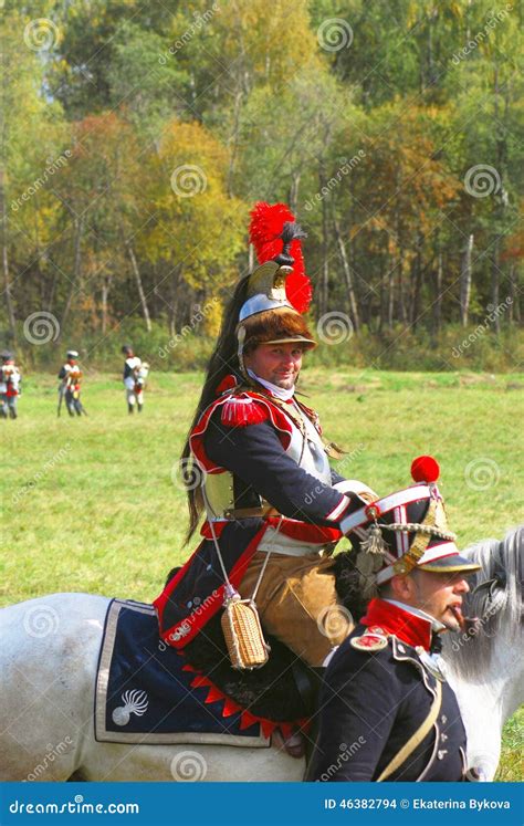 Reenactors Dressed As Napoleonic War Soldiers Editorial Stock Image Image Of Mammals