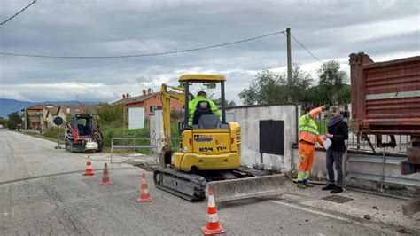 Cortona Partiti I Lavori Per La Nuova Rete Idrica E Fognaria Di