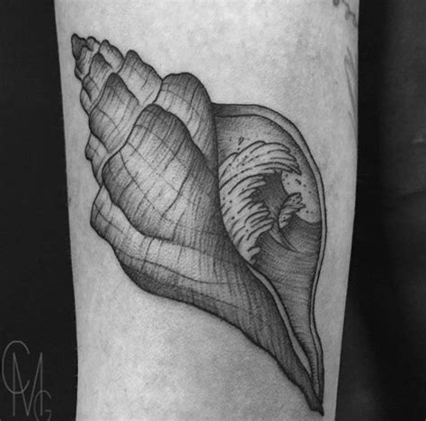 45 Beautiful Seashell Tattoos Designs For Men And Women Tattoosera