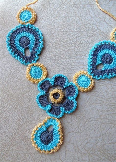 Crochet Necklace Pattern Easy Crochet Jewelry