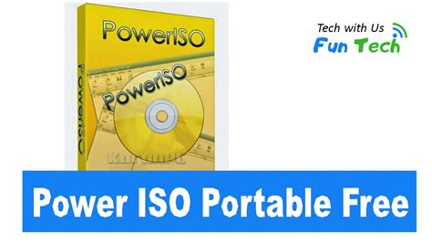 PowerISO Portable Free download for PC 32/64bit