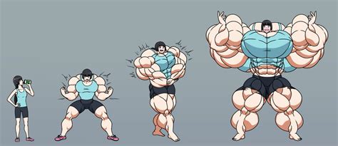 Ali Arts Comms Open On Twitter Muscle Growth Sequence Of Akemi