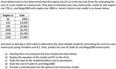 Motorcycle Cc Size Chart Various Design