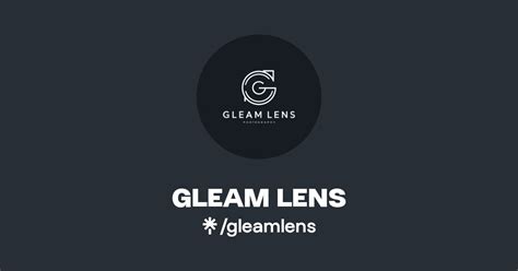 GLEAM LENS Instagram Linktree