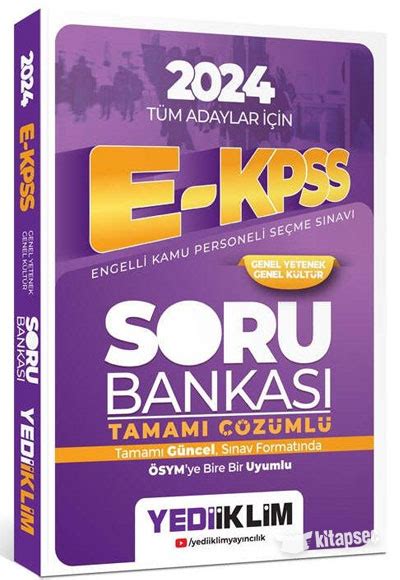 Ekpss Soru Bankas Z Ml Yediiklim Yay Nlar