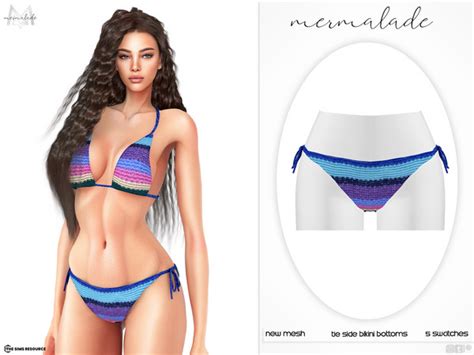 The Sims Resource Tie Side Bikini Bottoms MC568