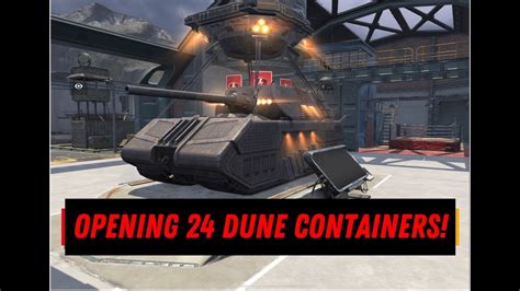 Wot Blitz Crate Opening Dune Containers In K Youtube