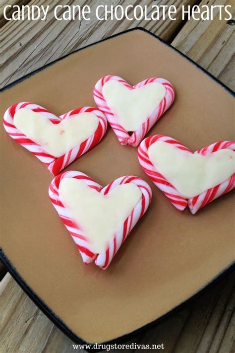 Candy Cane Chocolate Hearts Recipe Drugstore Divas