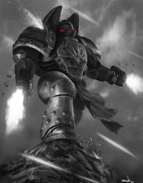 Space Marine Art By Giacomo Marzona 40k Gallery