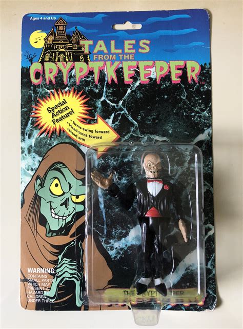 Vintage 1990 Tales From The Crypt Cryptkeeper Tux Action Figure New