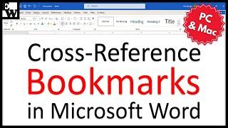 How To Cross Reference Tables And Figures In Microsoft Word Erin Wright