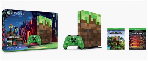 Xbox One S Minecraft Limited Edition Bundle Whats In It And How To
