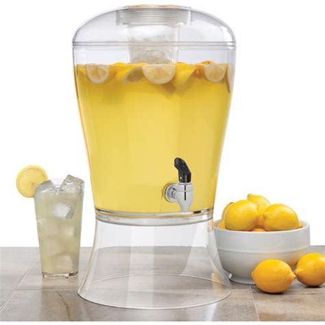 Creative Bath 3 Gallon Beverage Dispenser With Ice Core