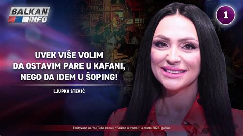 Intervju Ljupka Stevi Vi E Volim Da Ostavim Pare U Kafani Nego Da