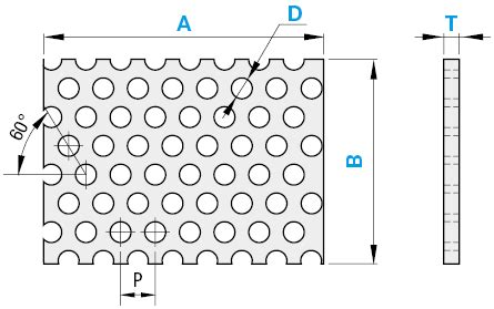 Perforated Sheet Standard Size Chart