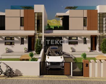 Semi Detached Villas With Private Pools In Skele North Cyprus