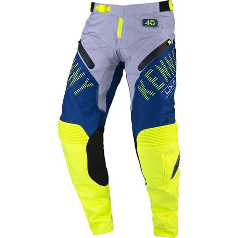 Kenny Pantaloni Mx Titanium Navy Giallo Neon Maciag Offroad