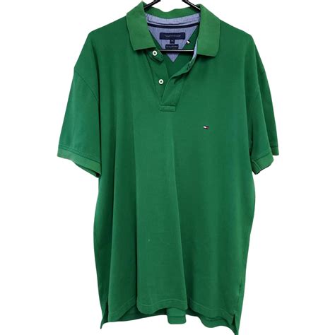 Tommy Hilfiger Mens Size Xxl Polo Shirt Green S