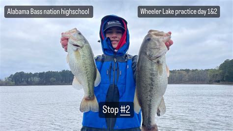 Wheeler Lake Practice Days 1and2 For The Alabama Bass Nation Highschool Trail March 11th Youtube