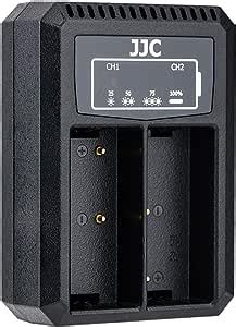 JJC USB Dual Battery Charger For Olympus OM D E M1X E M1 Mark II E M1