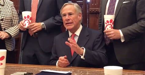 Texas Governor Greg Abbott Signs Chick Fil A Law To Protect Religious