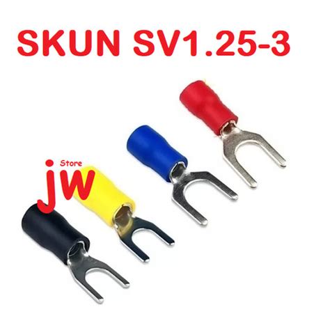 Jual Kabel Skun Y Fork Isolasi SV1 25 3 Cable Lug Terminal Sekun Kota