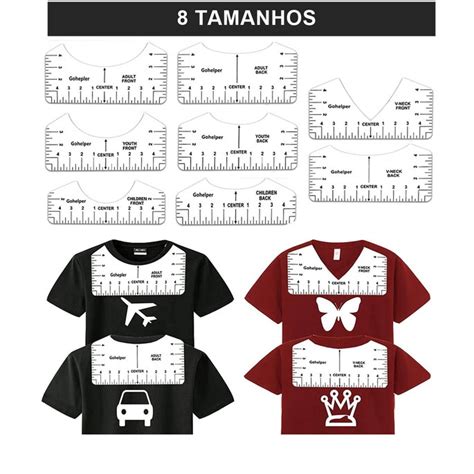 Regua Guia Alinhamento Golas Costura Sublima O Pe As Pvc