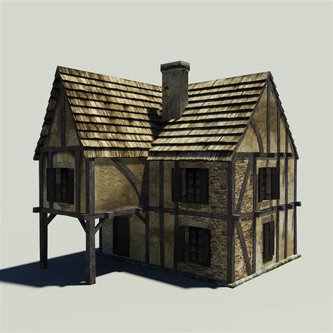 Medieval House 3d Model Download Free 3d Models