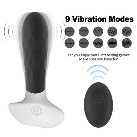 Thrusting Vibrating Butt Plug Anal Vibrator Wireless Remote Sex Toys For Women Anal Dildo