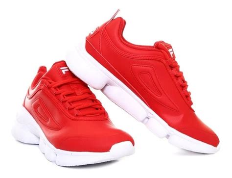 Venta Tenis Rojos Fila Mujer En Stock