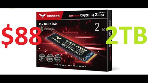 TEAMGROUP T Force CARDEA Zero Z440 2TB DRAM SLC Cache 3D TLC NAND