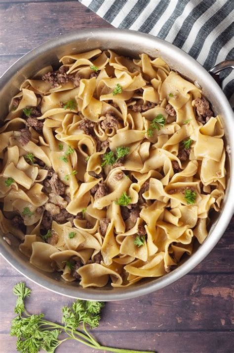 Ground Turkey Stroganoff Wishes And Dishes