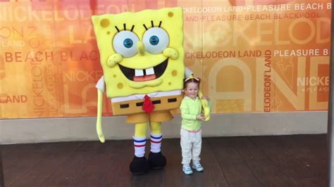 Meeting Spongebob Dora And More Characters Nickelodeon Land Blackpool