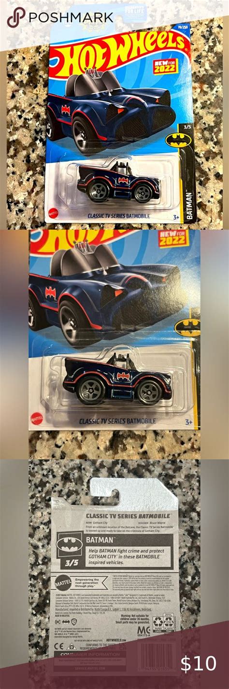 Hot Wheels Batman Classic Tv Series Batmobile New In Package In Batmobile Classic Tv