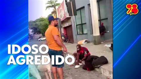 Repercute no estado vídeo do homem que agrediu idoso covardemente na