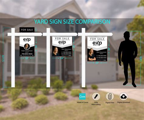 Real Estate Yard Signs, EXP Realty Sign, Yard Sign Design, Real Estate ...