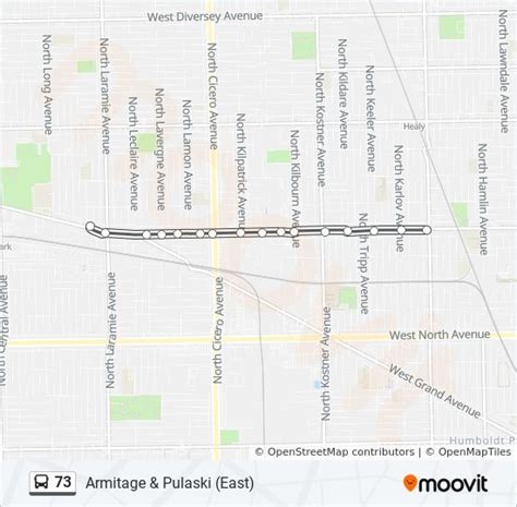 73 Route Schedules Stops And Maps Armitage And Pulaski East Updated