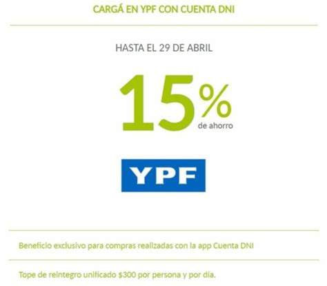 Jueves De Descuentos Para Cargar Nafta En Ypf Con Cuenta Dni Del Banco