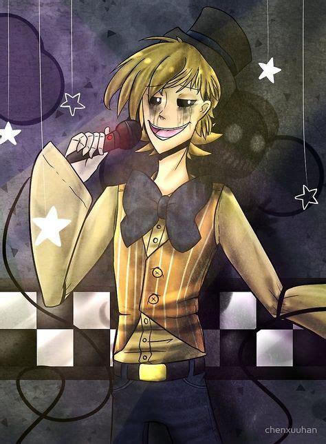 Fnaf Human Golden Freddy By Chenxuuhan Fnaf Anime Fnaf Art