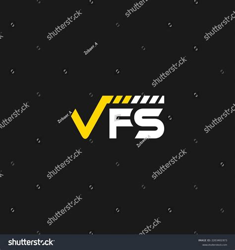 Vfs Joint Letter Logo Unique Modern Stock Vector (Royalty Free ...