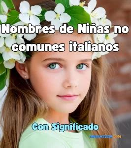 Nombres de Niñas no comunes italianos Cuentos cortos en español y