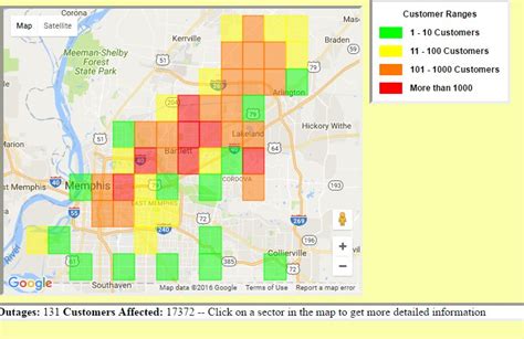 Mlgw Power Outage Map - Zip Code Map