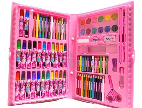 Maleta De Pintura Infantil Kit Pintura Escolar Estojo 86 Pcs